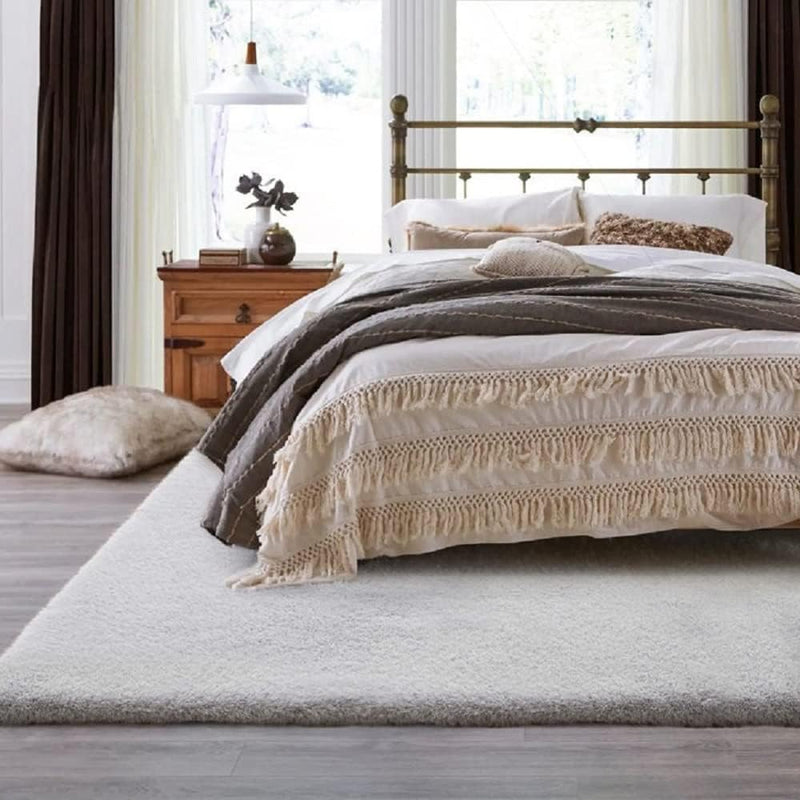 Fluffy Living Room Furry Rugs for Washable Shaggy