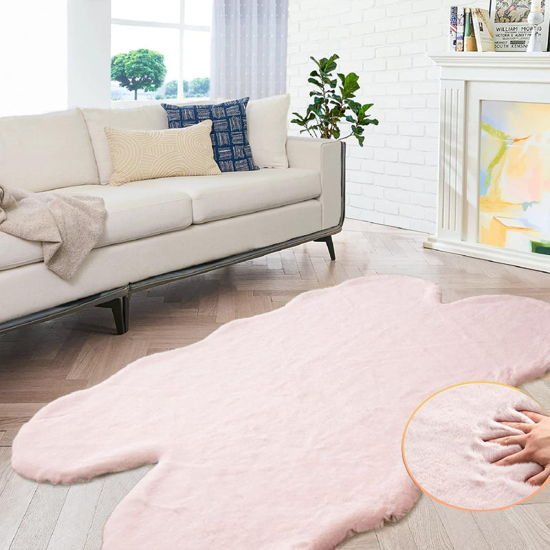 Fluffy Living Room Furry Rugs for Washable Shaggy