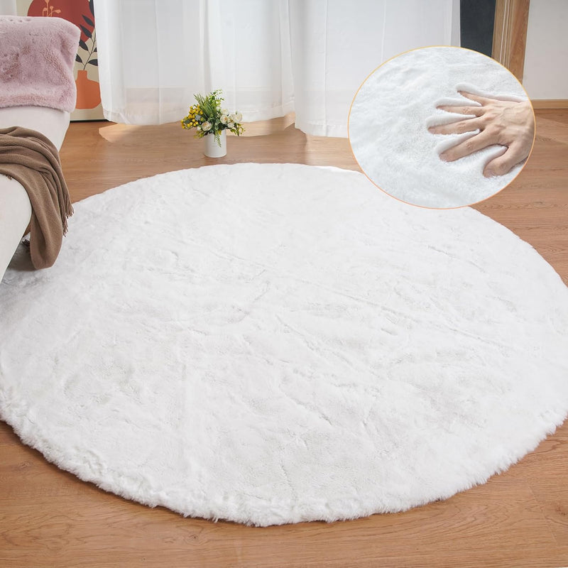 Fluffy Living Room Furry Rugs for Washable Shaggy