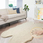 Fluffy Living Room Furry Rugs for Washable Shaggy