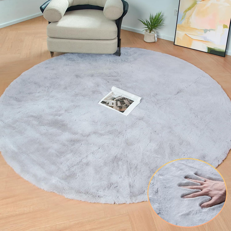 Fluffy Living Room Furry Rugs for Washable Shaggy
