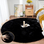 Fluffy Living Room Furry Rugs for Washable Shaggy