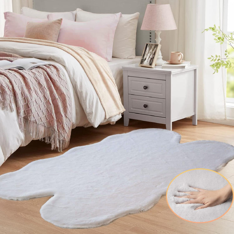 Fluffy Living Room Furry Rugs for Washable Shaggy