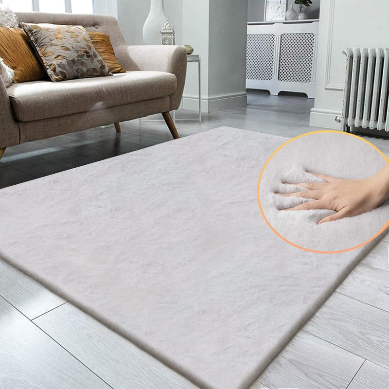Fluffy Living Room Furry Rugs for Washable Shaggy
