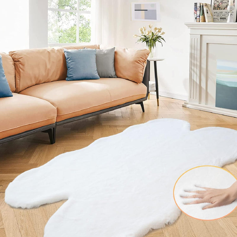 Fluffy Living Room Furry Rugs for Washable Shaggy