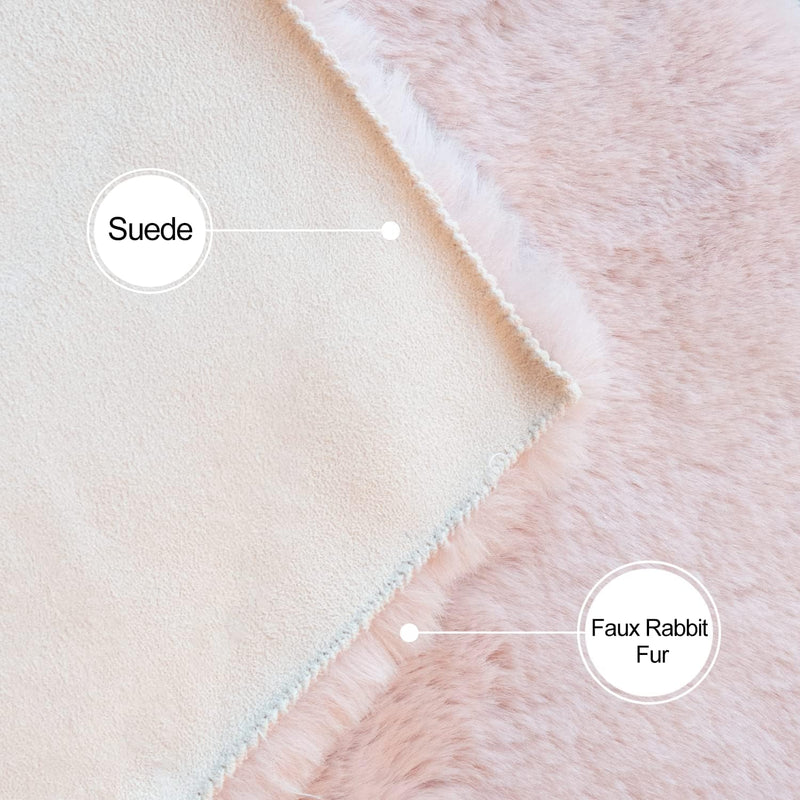 Fluffy Living Room Furry Rugs for Washable Shaggy