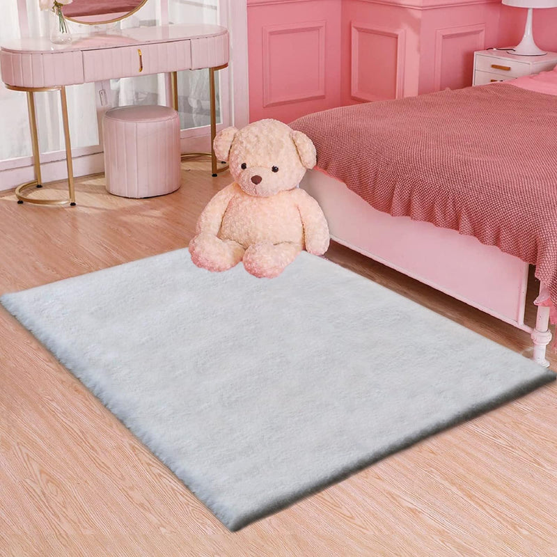 Fluffy Living Room Furry Rugs for Washable Shaggy