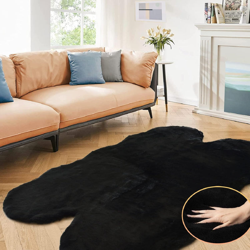 Fluffy Living Room Furry Rugs for Washable Shaggy