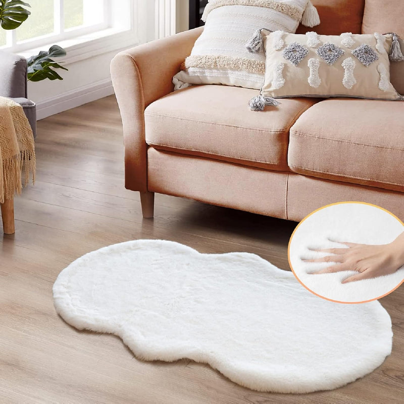 Fluffy Living Room Furry Rugs for Washable Shaggy