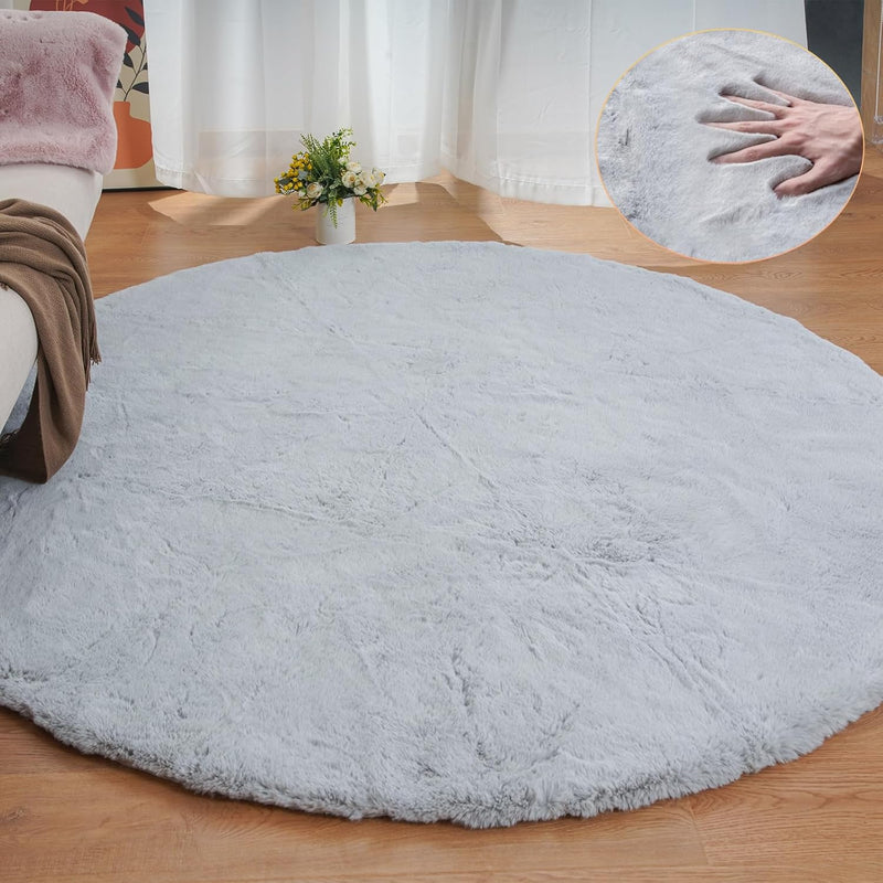 Fluffy Living Room Furry Rugs for Washable Shaggy