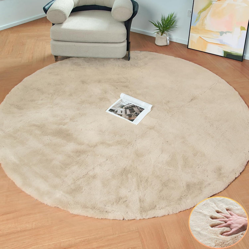 Fluffy Living Room Furry Rugs for Washable Shaggy