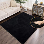 Fluffy Living Room Furry Rugs for Washable Shaggy