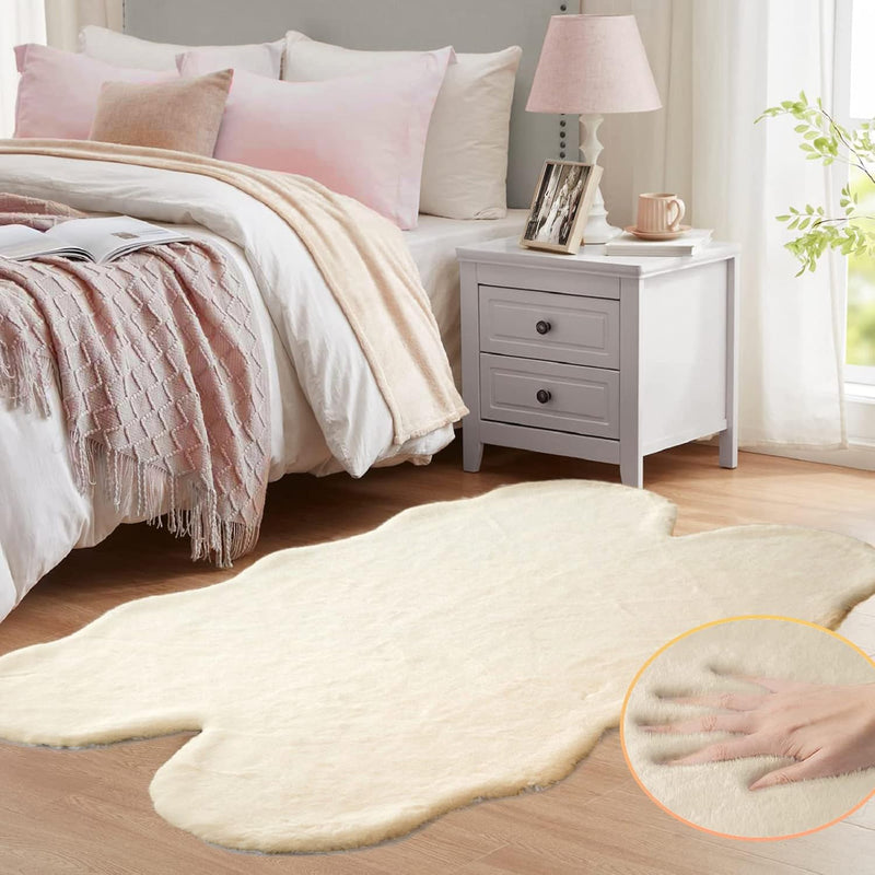 Fluffy Living Room Furry Rugs for Washable Shaggy