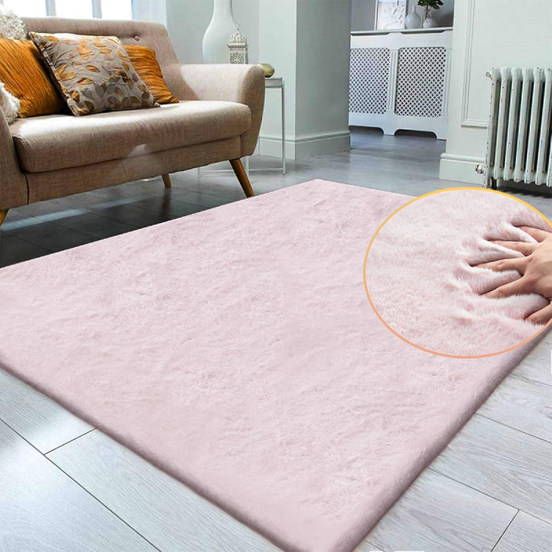 Fluffy Living Room Furry Rugs for Washable Shaggy