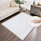 Fluffy Living Room Furry Rugs for Washable Shaggy