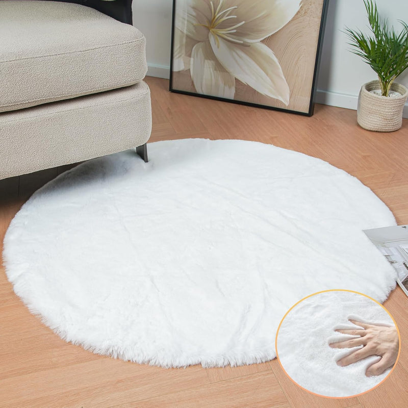 Fluffy Living Room Furry Rugs for Washable Shaggy