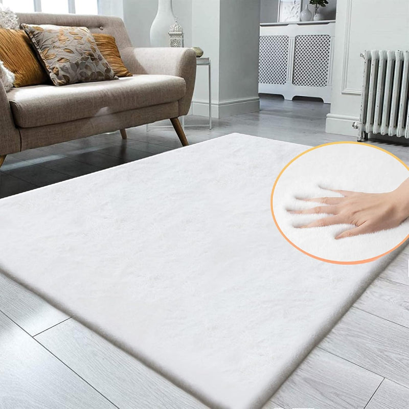 Fluffy Living Room Furry Rugs for Washable Shaggy