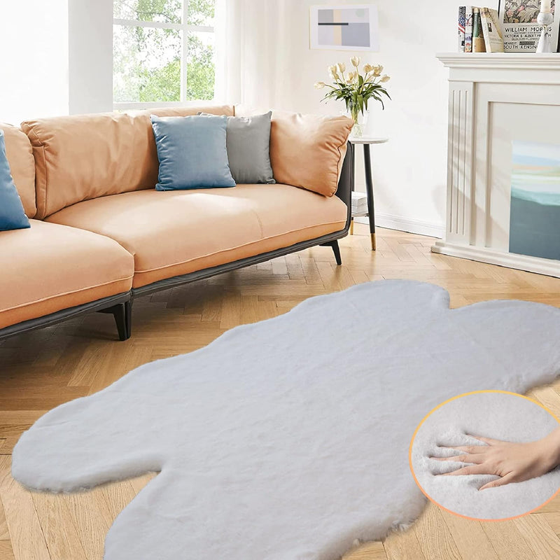 Fluffy Living Room Furry Rugs for Washable Shaggy