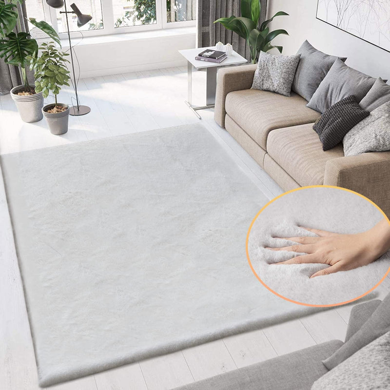 Fluffy Living Room Furry Rugs for Washable Shaggy