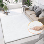 Fluffy Living Room Furry Rugs for Washable Shaggy