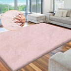 Fluffy Living Room Furry Rugs for Washable Shaggy