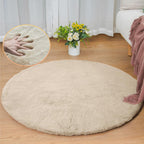 Fluffy Living Room Furry Rugs for Washable Shaggy