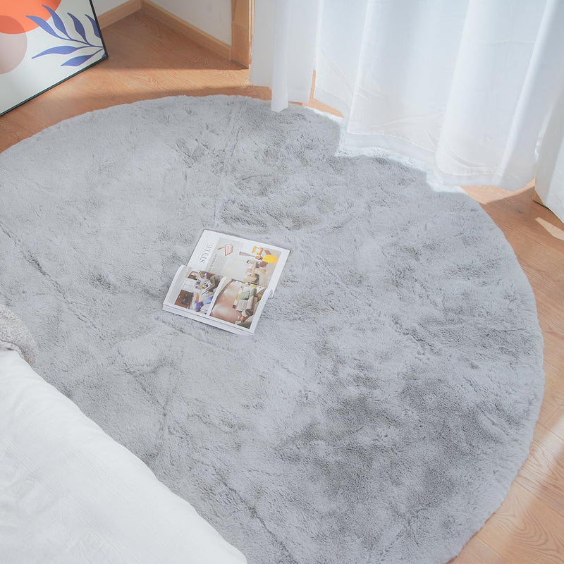 Fluffy Living Room Furry Rugs for Washable Shaggy