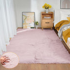 Fluffy Living Room Furry Rugs for Washable Shaggy