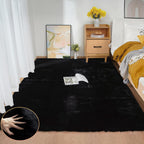 Fluffy Living Room Furry Rugs for Washable Shaggy