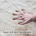 Fluffy Living Room Furry Rugs for Washable Shaggy