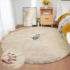 Fluffy Living Room Furry Rugs for Washable Shaggy