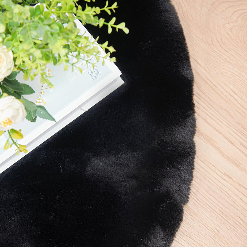 Fluffy Living Room Furry Rugs for Washable Shaggy