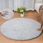Fluffy Living Room Furry Rugs for Washable Shaggy