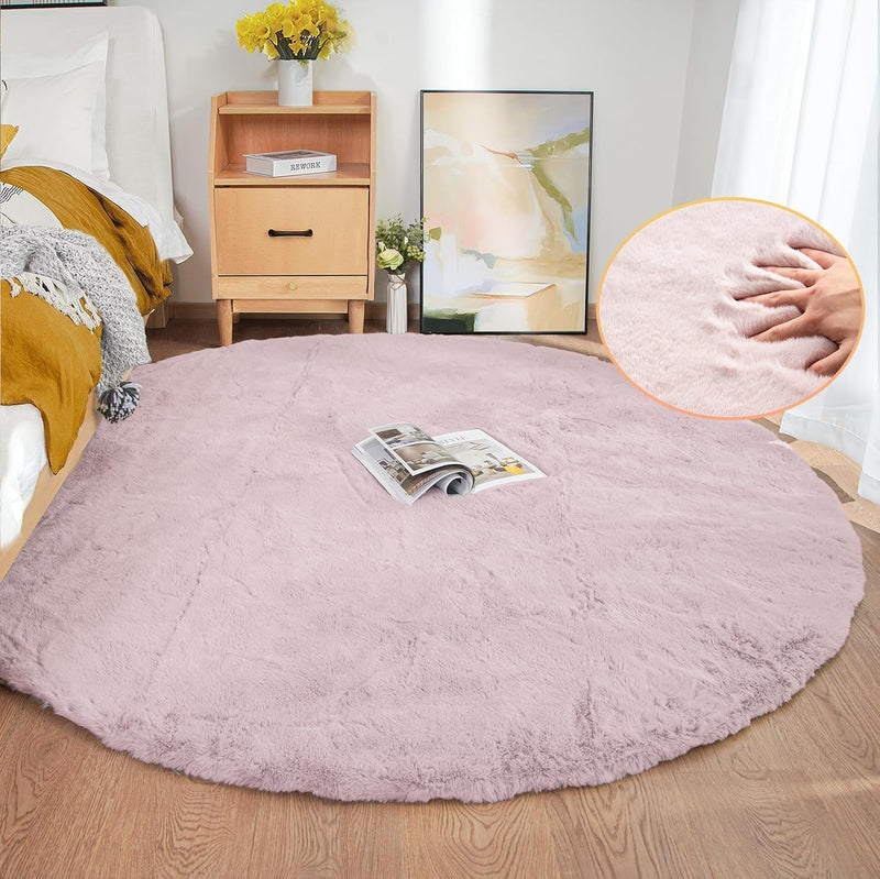 Fluffy Living Room Furry Rugs for Washable Shaggy