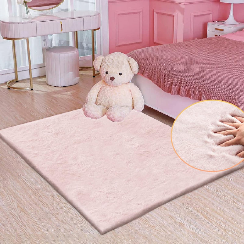 Fluffy Living Room Furry Rugs for Washable Shaggy