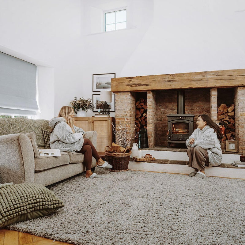 Fluffy Pile Rug Thick Shaggy Warm Cosy Living