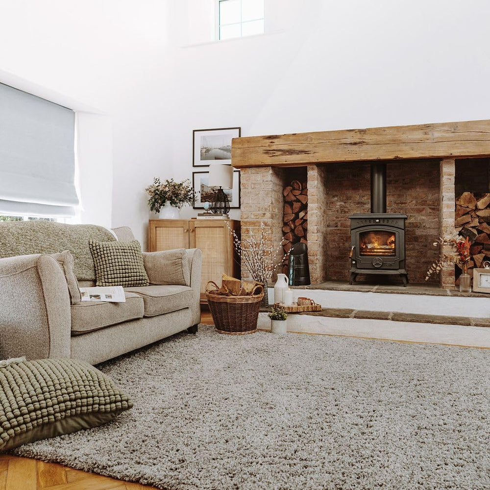 Fluffy Pile Rug Thick Shaggy Warm Cosy Living