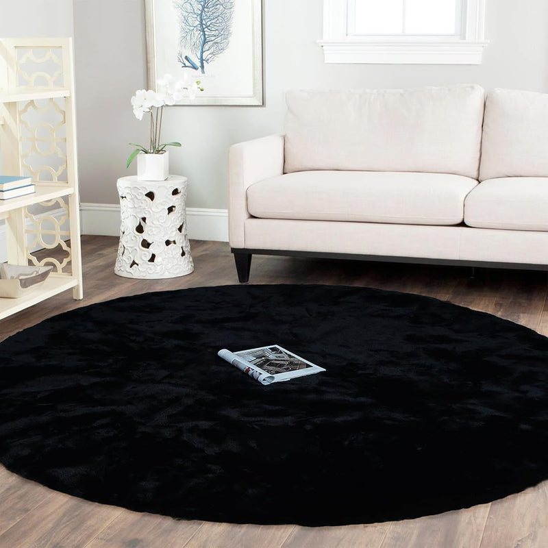 Fluffy Rug Washable Non-Slip Faux
