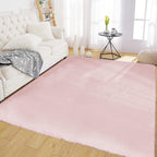 Fluffy Rug Washable Non-Slip Faux