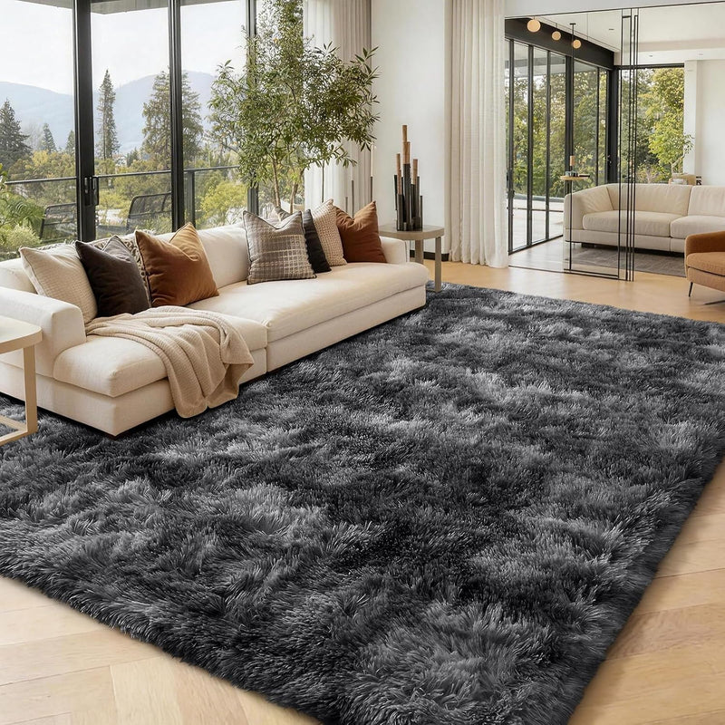 Fluffy Rugs Living Room Soft Large Carpet