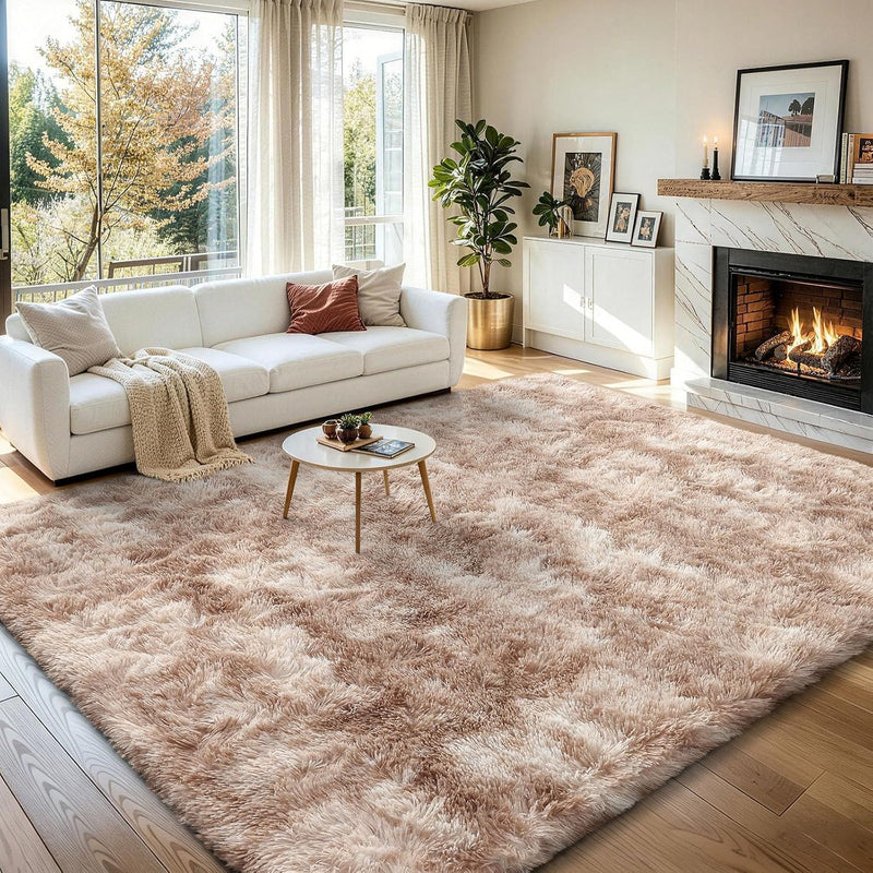 Fluffy Rugs Living Room Soft Large Carpet