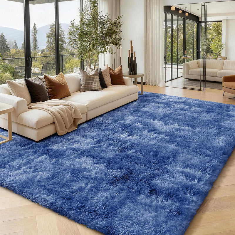 Fluffy Rugs Living Room Soft Large Carpet