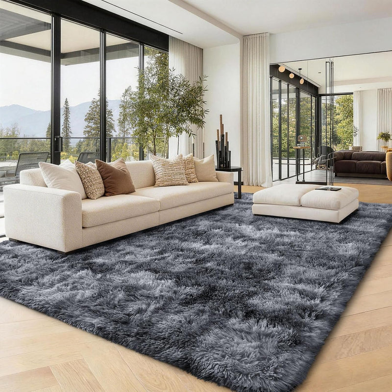 Fluffy Rugs Living Room Soft Large Carpet