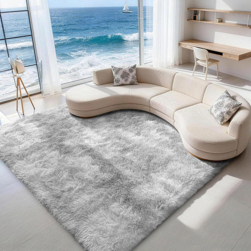 Fluffy Rugs Living Room Soft Large Carpet