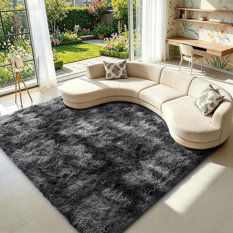 Fluffy Rugs Living Room Soft Large Carpet