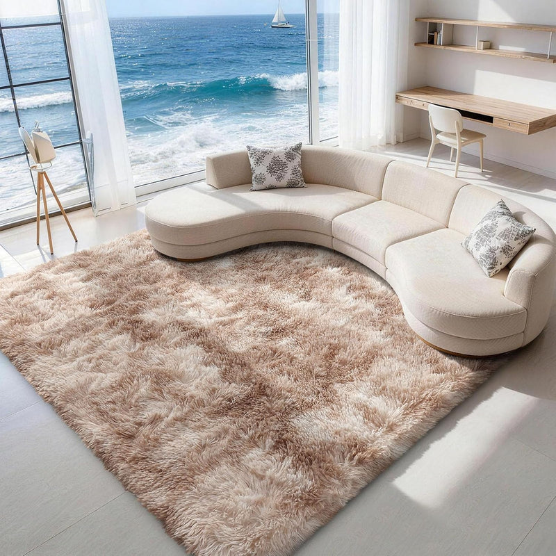 Fluffy Rugs Living Room Soft Large Carpet