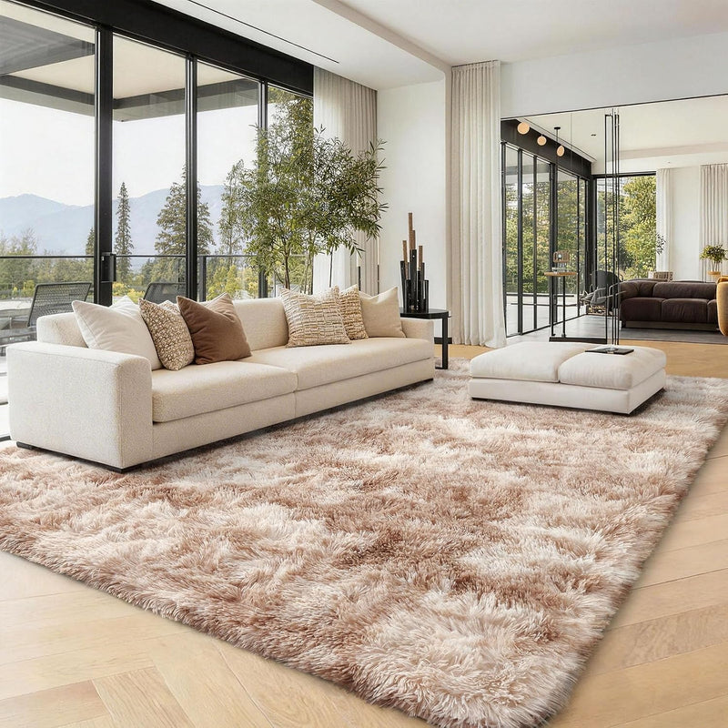 Fluffy Rugs Living Room Soft Large Carpet