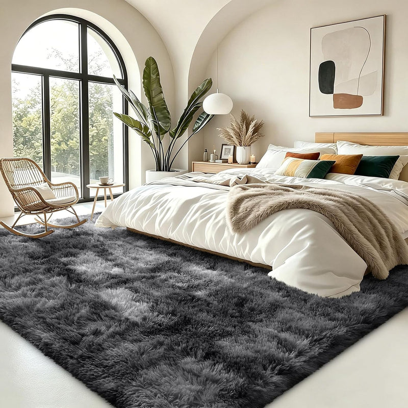 Fluffy Rugs Living Room Soft Large Carpet
