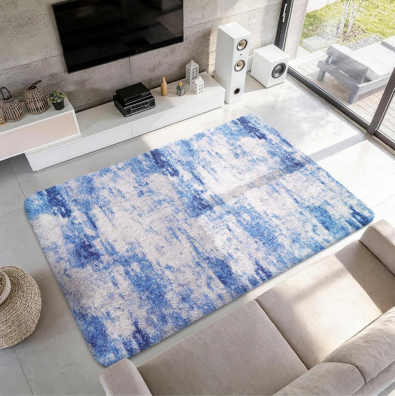 Fluffy Rugs Living Room Soft Large Carpet