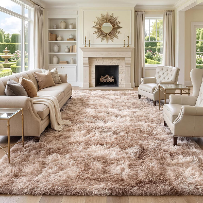 Fluffy Rugs Living Room Soft Large Carpet